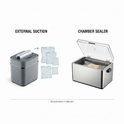 Comparison of different vacuum sealer types for home use